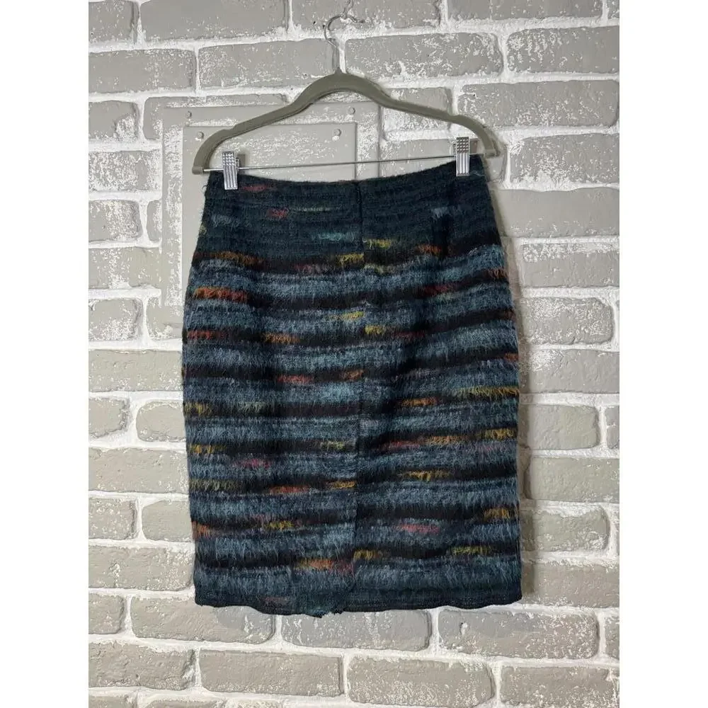 Maeve Textured Midi Skirt - Unique Multicolor Design - Picture 2 of 4